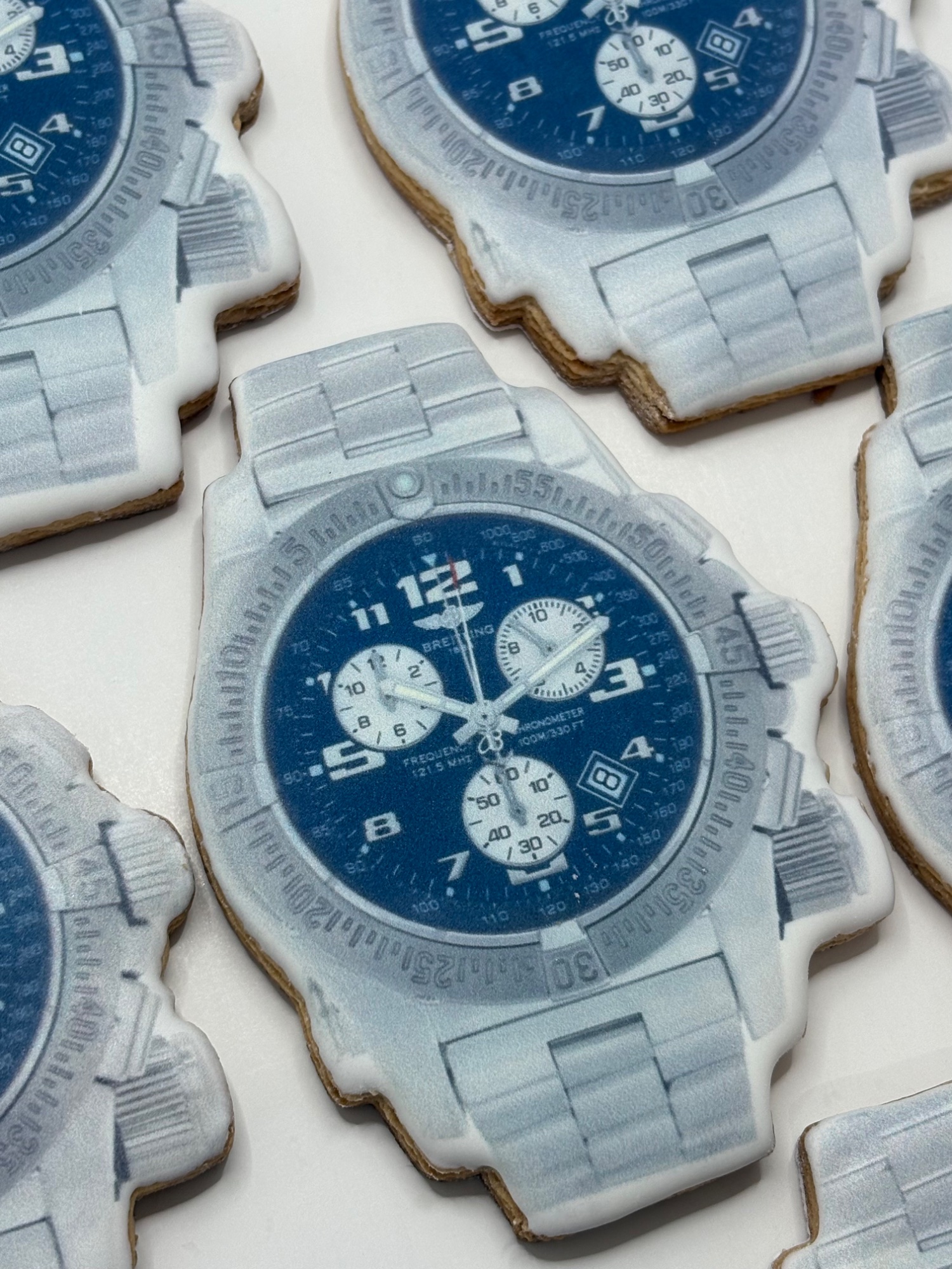 Watch themed cookies